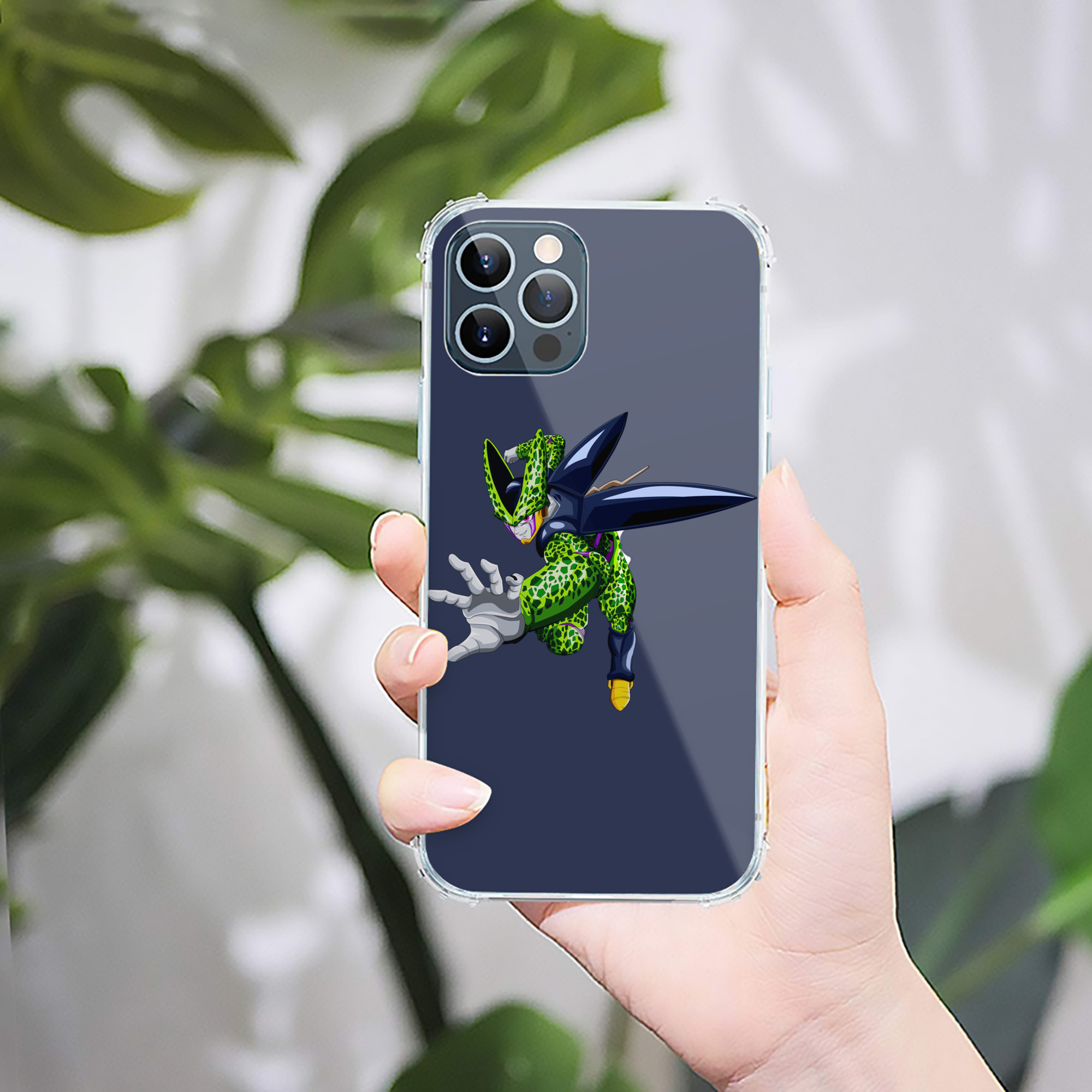 （画像用） ドラゴンボール セル DRAGON BALL Cell 【iPhone 12シリーズ対応】透明スマホケース（クリアソフトケース）